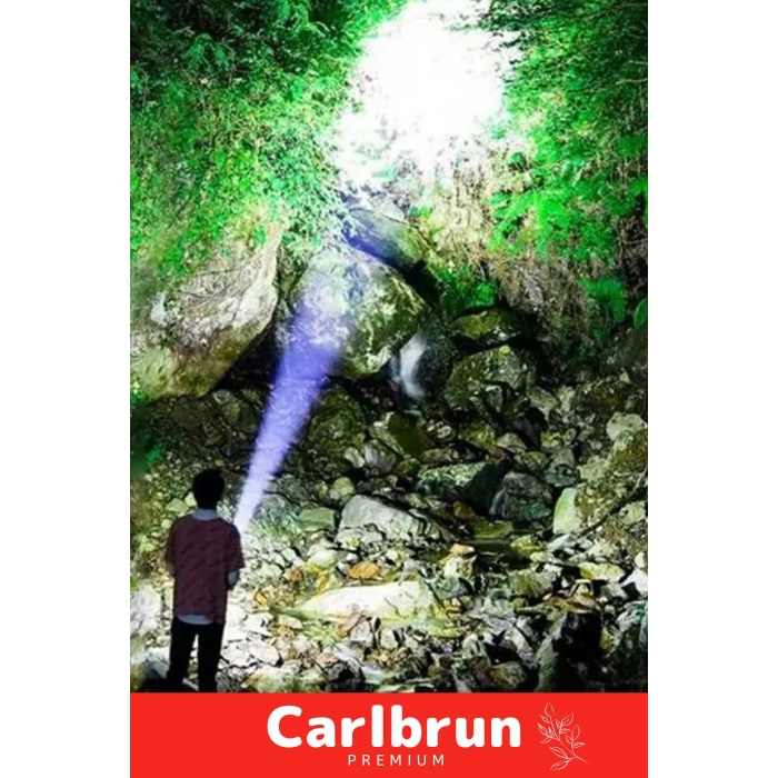 Özel Yeni Nesil Kamp Av Okul Polis Çakarlı Beyaz Kırmızı Mavi Renk Aydınlatma 8 Mod Şarjlı El Feneri