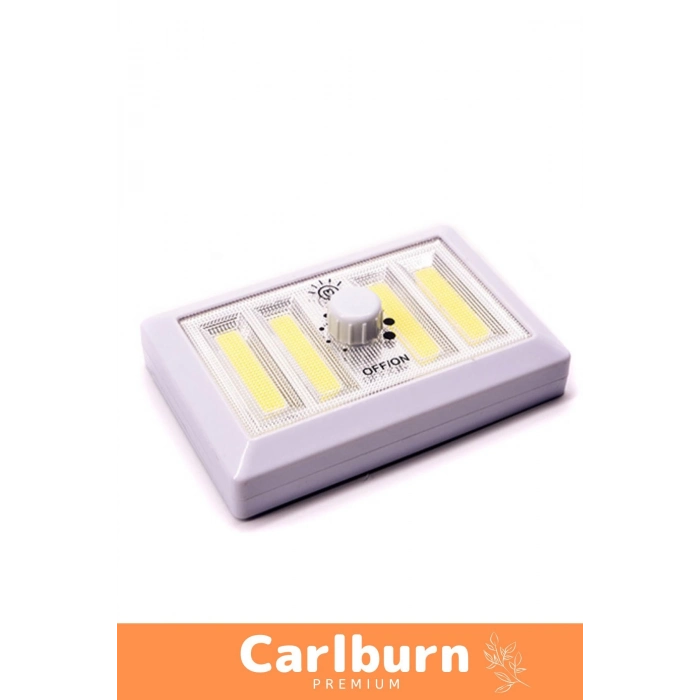 Home Series Gün Işığı Sert Plastik Pilli Sabitlenir Dimmerli Işık Seviyesi Ayarlanabilir Ledli Lamba