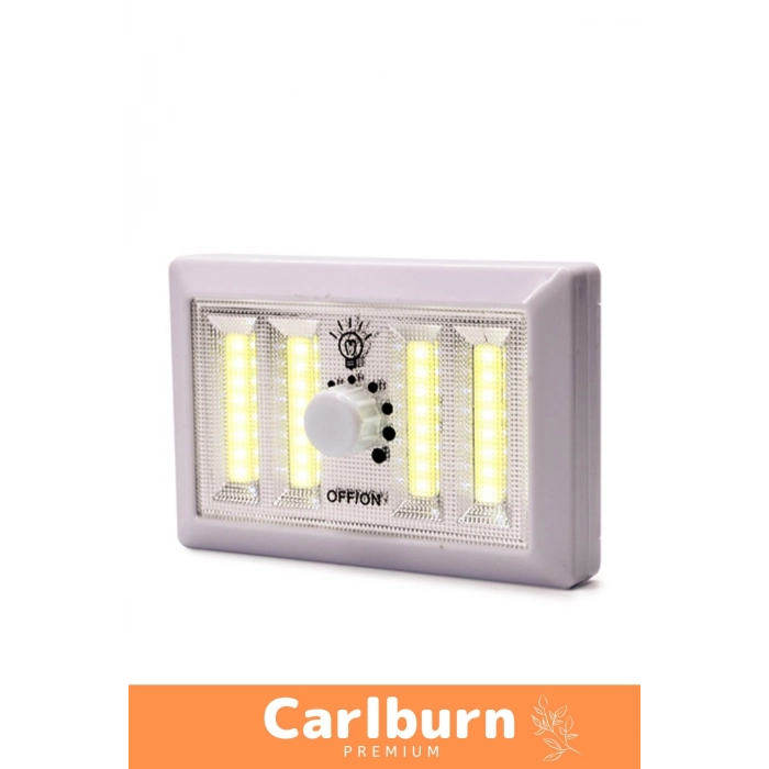 Home Series Gün Işığı Sert Plastik Pilli Sabitlenir Dimmerli Işık Seviyesi Ayarlanabilir Ledli Lamba