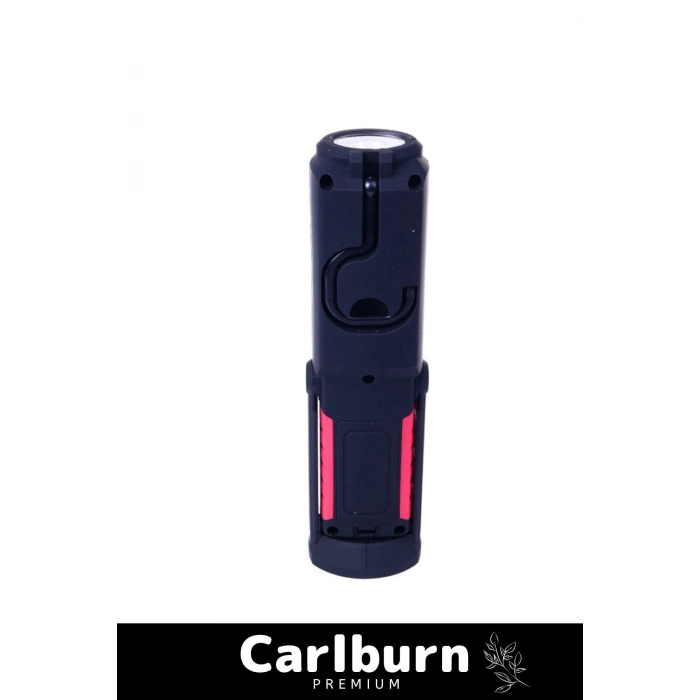 Deluxe Seri Beyaz Aydınlatma Kauçuk Mıknatıslı Ultra SMD Pilli Çalışma Kamp Lambası