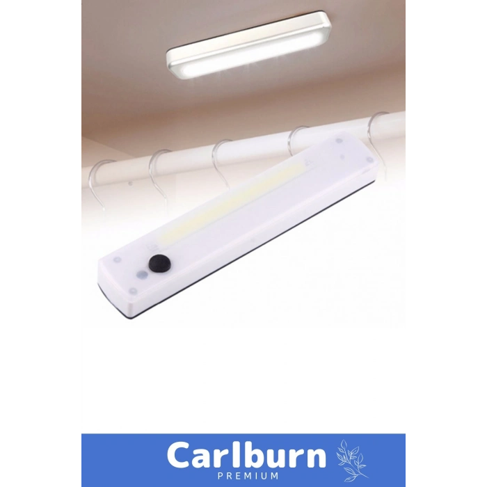 Premium Pilli Mıknatıslı Asılabilir Masa Üstü Kullanım COB Ledli Mıknatıslı Aydınlatma Dolap Lamba