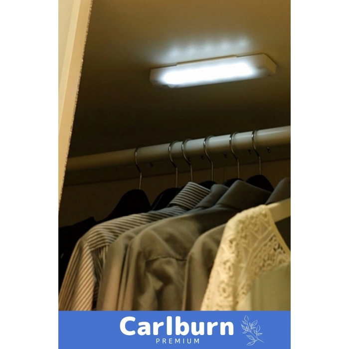 Premium Pilli Mıknatıslı Asılabilir Masa Üstü Kullanım COB Ledli Mıknatıslı Aydınlatma Dolap Lamba