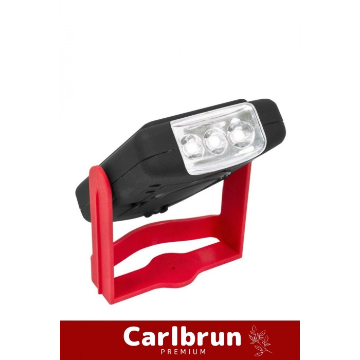 Deluxe Seri Sert Plastik Beyaz Işık 50 Metre Mesafeli Pilli 20+3 SMD Parlak Led Lamba