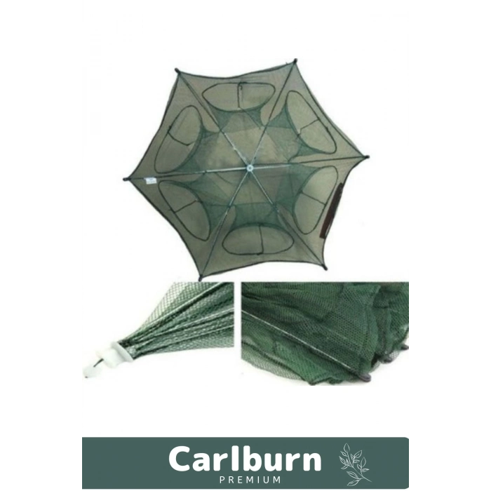 Premium Dayanıklı Özel Fermuarlı Yem Bölmeli Pratik Kolay Kurulum 6 Girişli Kuş Balık Ağı