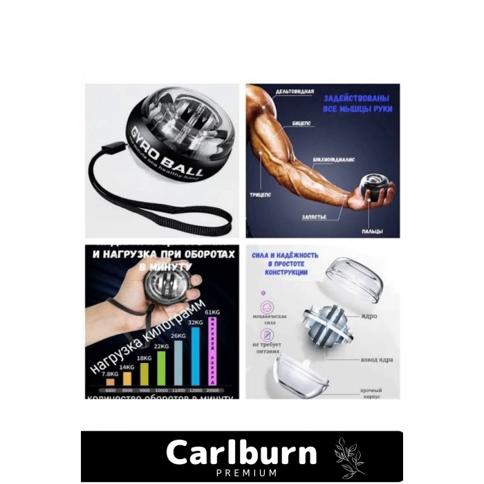 Premium Seri Dayanıklı Döner Çarklı Fitness Rehabilitasyon El Kol Kası Bilek Güçlendirme Aleti