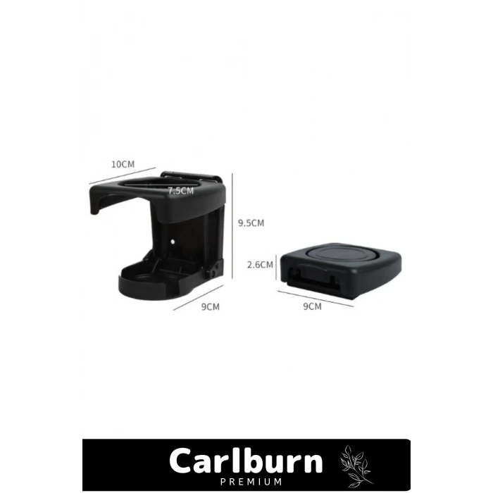 Özel Üretim Pratik Portatif Araba Ofis Koltuk Motor Bisiklet Masa Katlanan Bardak Şişe İçecek Tutucu