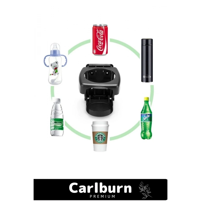 Özel Üretim Pratik Portatif Araba Ofis Koltuk Motor Bisiklet Masa Katlanan Bardak Şişe İçecek Tutucu