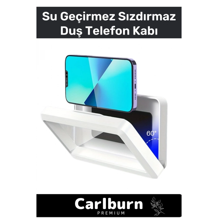 Özel Üretim Duvara Monte Dayanıklı Pratik Su Geçirmez Sızdırmaz Buğu Yapmaz Duş Telefon Kabı