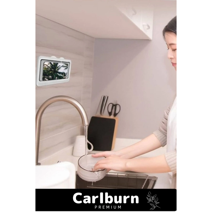 Özel Üretim Duvara Monte Dayanıklı Pratik Su Geçirmez Sızdırmaz Buğu Yapmaz Duş Telefon Kabı