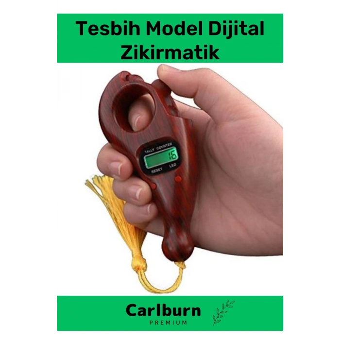 Özel Üretim Sağlam Dayanıklı Reset Düğmeli Otomatik Kapanma Tesbih Model Dijital Zikirmatik