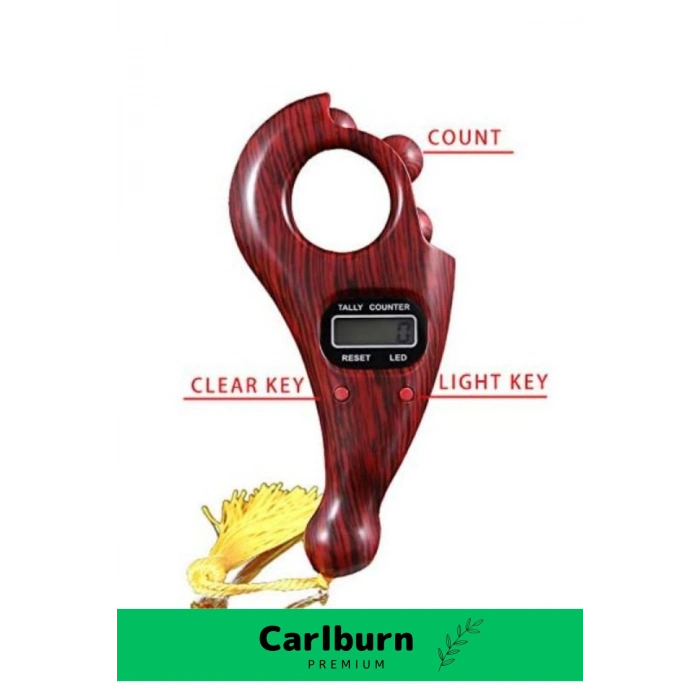 Özel Üretim Sağlam Dayanıklı Reset Düğmeli Otomatik Kapanma Tesbih Model Dijital Zikirmatik