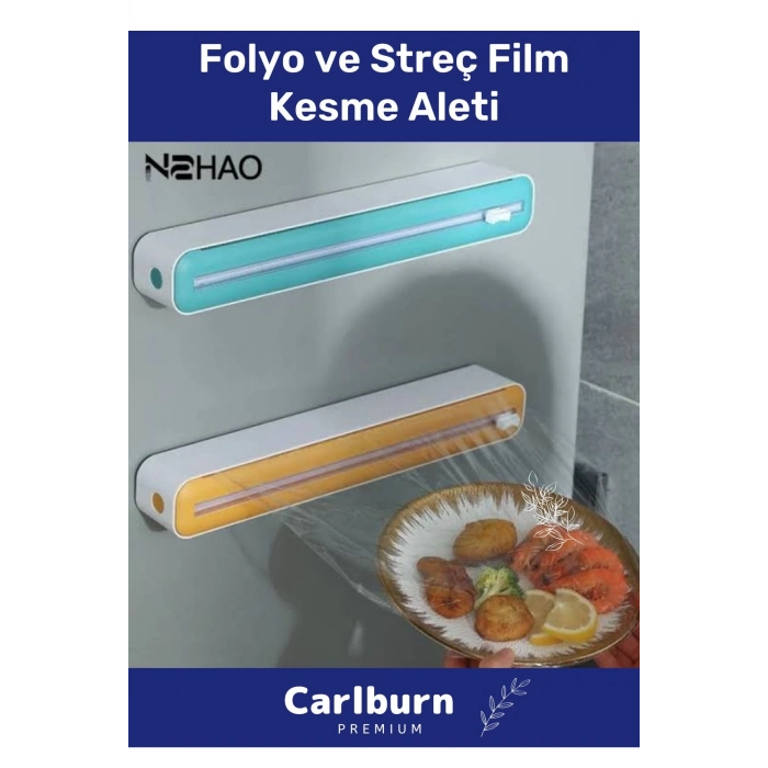 Özel Üretim Mutfak Pratik Gereçleri Folyo Streç Film Kesme Aleti