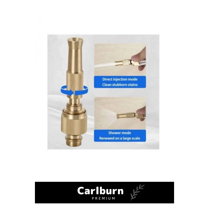 Premium Seri 15mm Bahçe Araba Dış Cephe Balkon Yüksek Basınçlı Ayarlanabilir Hortum Başlığı