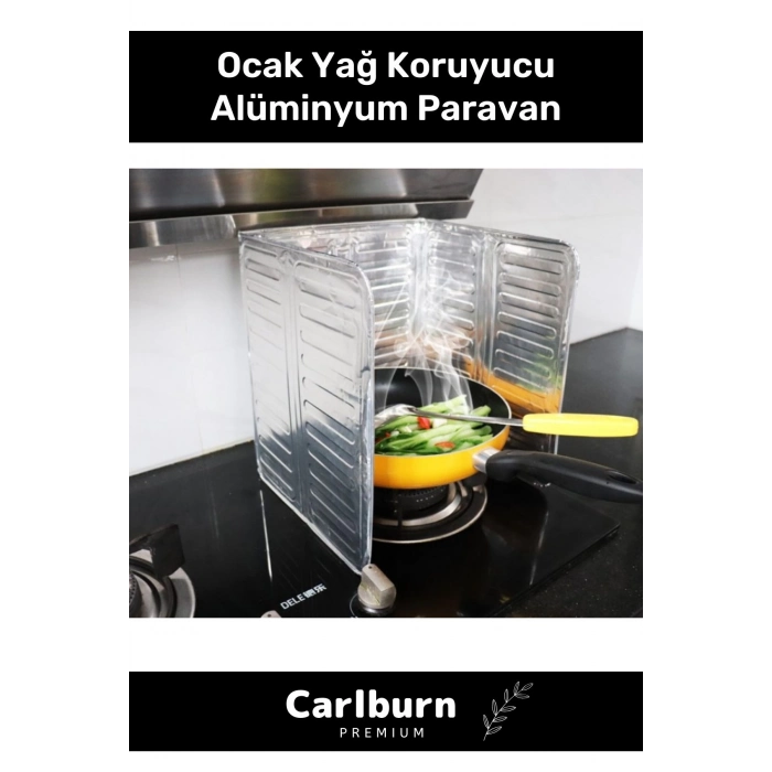 Özel Üretim Katlanabilir Isıya Dayanıklı Paslanmaz Kızartma Pişirme Yağ Koruyucu Alüminyum Paravan