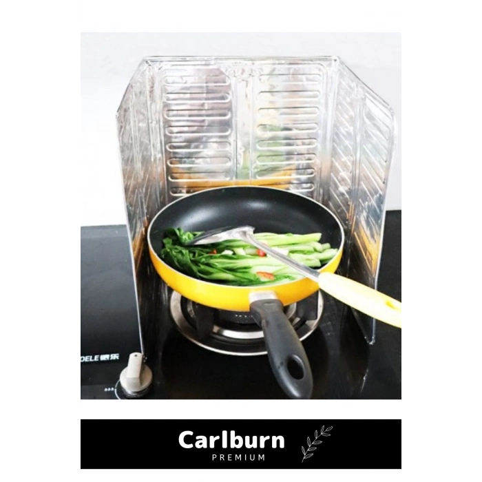 Özel Üretim Katlanabilir Isıya Dayanıklı Paslanmaz Kızartma Pişirme Yağ Koruyucu Alüminyum Paravan