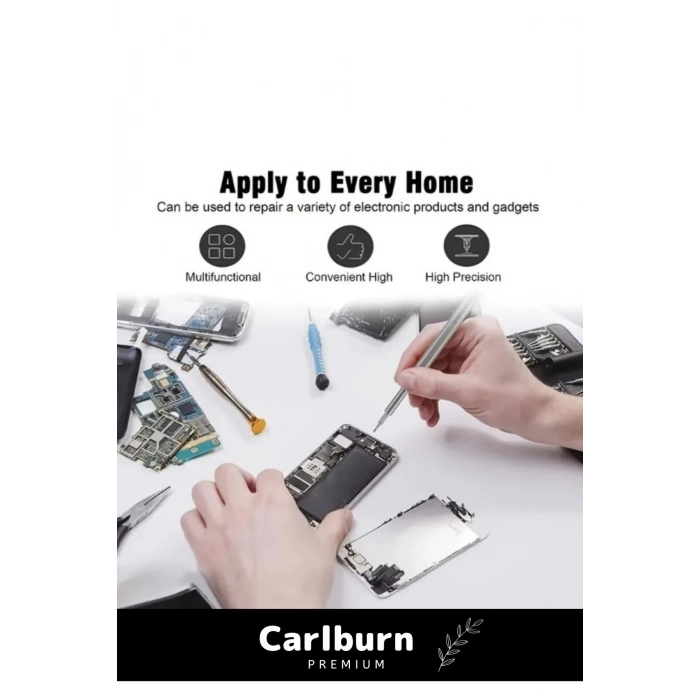 Özel Üretim Dayanıklı Güvenilir Ergonomik Başlıklı Pratik Taşınabilir 25 Parça Tornavida Seti