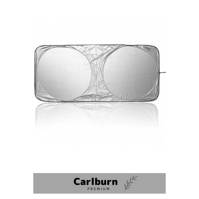 Özel Üretim UV Işık Engelleyici Çift Katmanlı Dayanıklı Çantalı Katlanabilir Ön Cam Araba Güneşliği