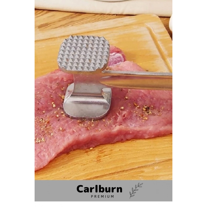 Premium Seri Paslanmaz Çelik Yüksek Kaliteli Kolay Temizlenir Et Dövme Çekici Çift Taraflı