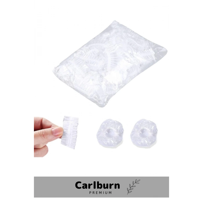 Özel Üretim Su Geçirmez Koruyucu Dayanıklı Hafif Şeffaf Herkese Uyumlu Kulak Bonesi 100 Adet