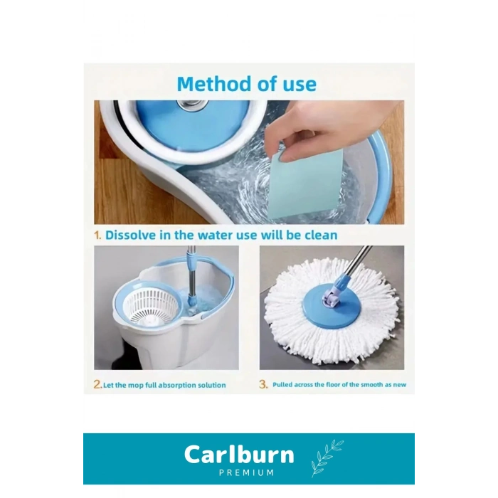 Özel Üretim Parçalanabilir Güçlü Formül Dükkan Fayans Ahşap Zemin Temizleme Parlatma Tableti 20 Adet