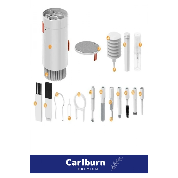 Gelişmiş Tasarımıyla Kulaklık Bilgisayar Telefon Tablet Kamera Elektronik Temizleme Kiti 20 in 1