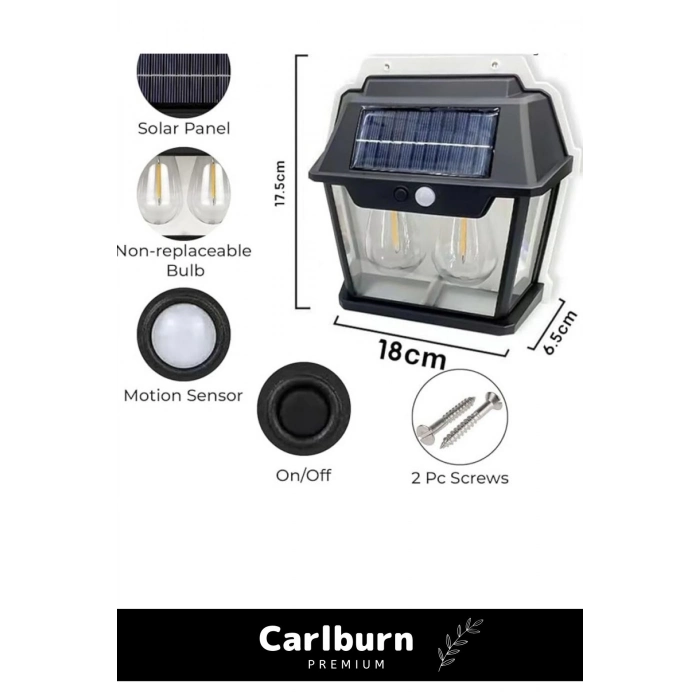 Özel Üretim Su Geçirmez Güneş Enerji Şarjlı Duvara Monte Dış Cephe Uygun Solar Outdoor Lamba