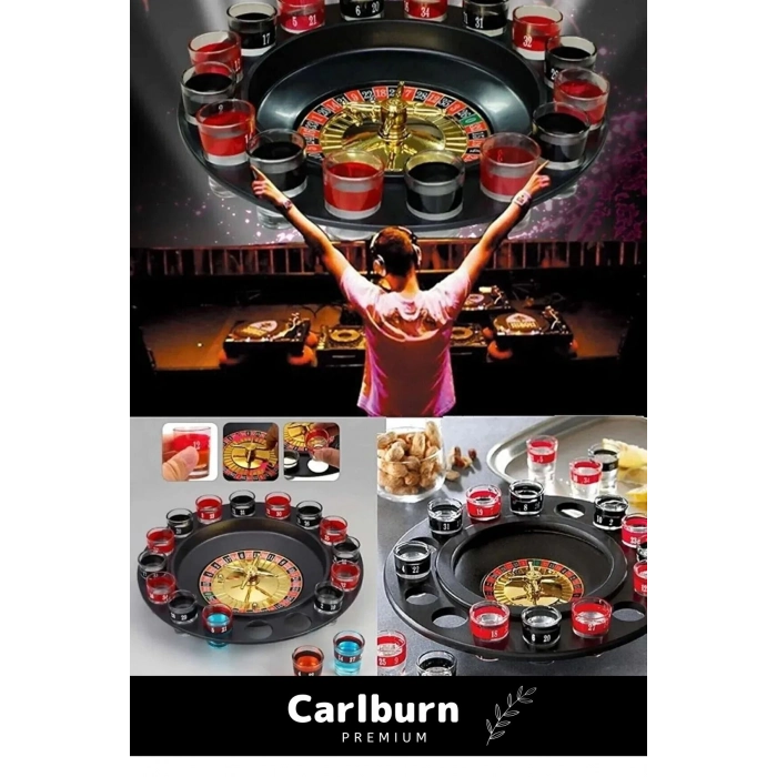 Özel Üretim 16 Shot Bardaklı Eğlence Parti Casino Yılbaşı Alkol Rus Ruleti Tekila İçki Evde Oyun Set