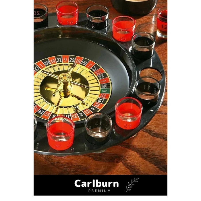 Özel Üretim 16 Shot Bardaklı Eğlence Parti Casino Yılbaşı Alkol Rus Ruleti Tekila İçki Evde Oyun Set