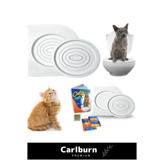 Özel Üretim Klozet Alıştırma Kapağı Kum Kabı Wc Yavru Yetişkin Kedi Hijyenik Tuvalet Eğitim Seti