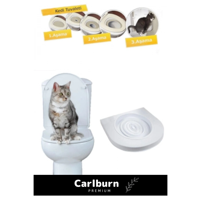 Özel Üretim Klozet Alıştırma Kapağı Kum Kabı Wc Yavru Yetişkin Kedi Hijyenik Tuvalet Eğitim Seti