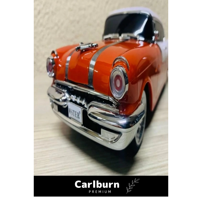 Özel Üretim Nostaljik Pontiac Araba 1955 Model Bluetooth Hoparlör Fm Radyo USB Aux Destekli Speaker