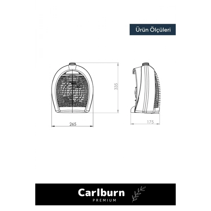 Özel Üretim Sessiz Masa Üstü Duvara Monte Soğuk Sıcak 3 Kademeli 2000 W Fanlı Ultra Etkili Isıtıcı