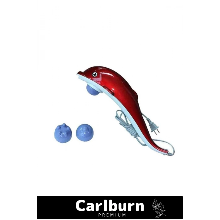 Premium Kolay Kullanım Zindelik Rahatlatıcı Boyun Sırt Tüm Vücut 3 Başlıklı Yunus Balığı Masaj Aleti