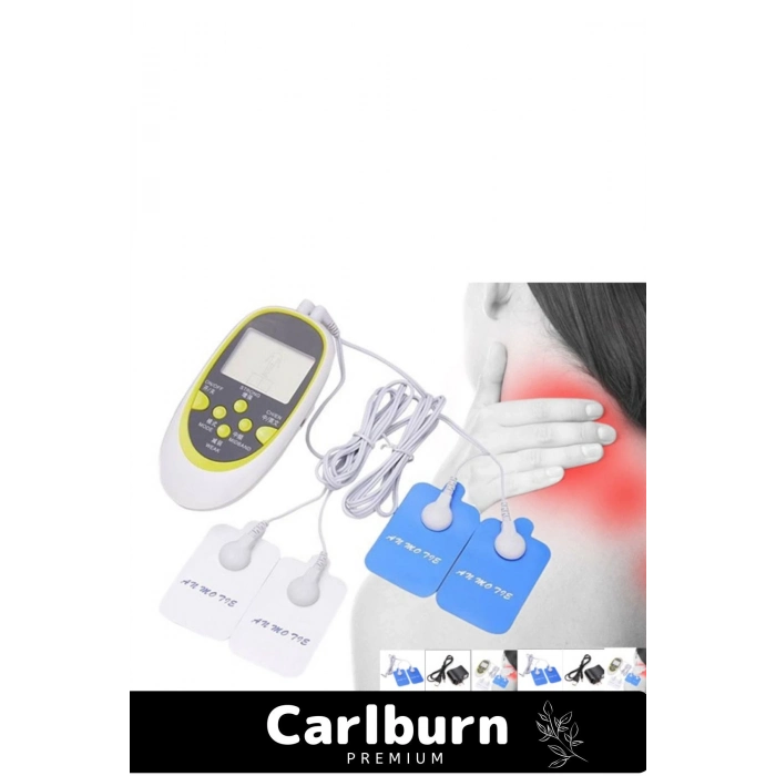 Premium Portatif Dijital Kolay Kullanım Temizlenebilir Fizik Tedavi Pedli Masaj Aleti Tens Cihazı