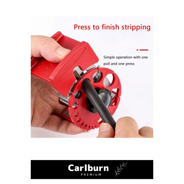 Premium Seri El Sıyırıcı Ayarlanabilir Hafif Taşınabilir Kompakt Tel Kablo Soyucu