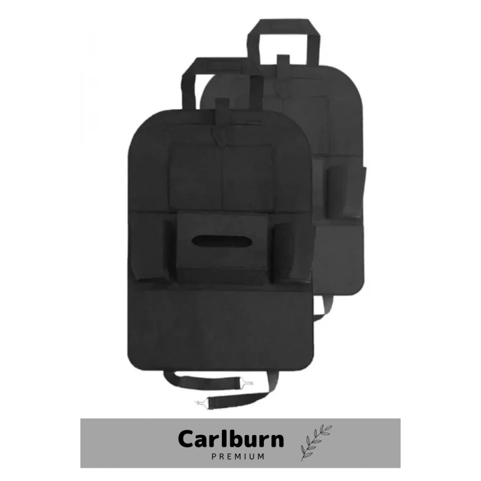 Premium Seri Çok Gözlü Keçe Elastan Üretim Pratik Sökülüp Takılır Oto Koltuk Arkası Organizer