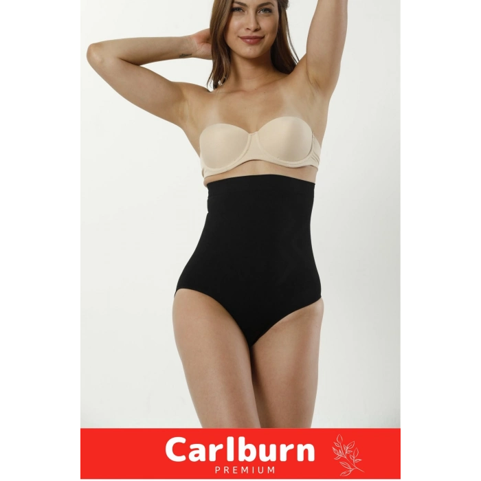 Yüksek Bel Karın Toparlayıcı Kaymaz İz Göstermeyen Sıkılaştırıcı Kadın Slip String Tanga Korse