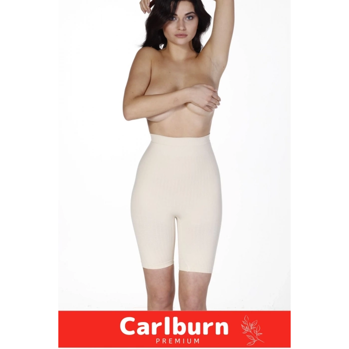 Premium Doğum Sezeryan Sonrası Vücut Kaymaz Silikonlu Toparlayıcı Selüllit Önleyici Paçalı Korse