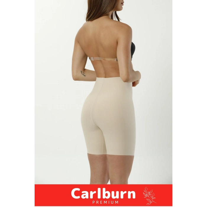 İz Göstermez Kaymaz Toparlayici Sabitletici 2 Beden İnceltici Sıkılaştırıcı Lazer Kesim Paçalı Korse