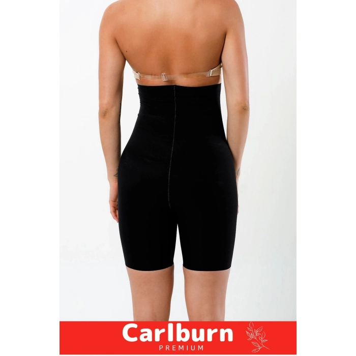 İz Yapmaz Kaymayı Önleyen Silikon Toparlayıcı Şekillendirici Şık Lazer Kesim Yüksek Bel Paçalı Korse