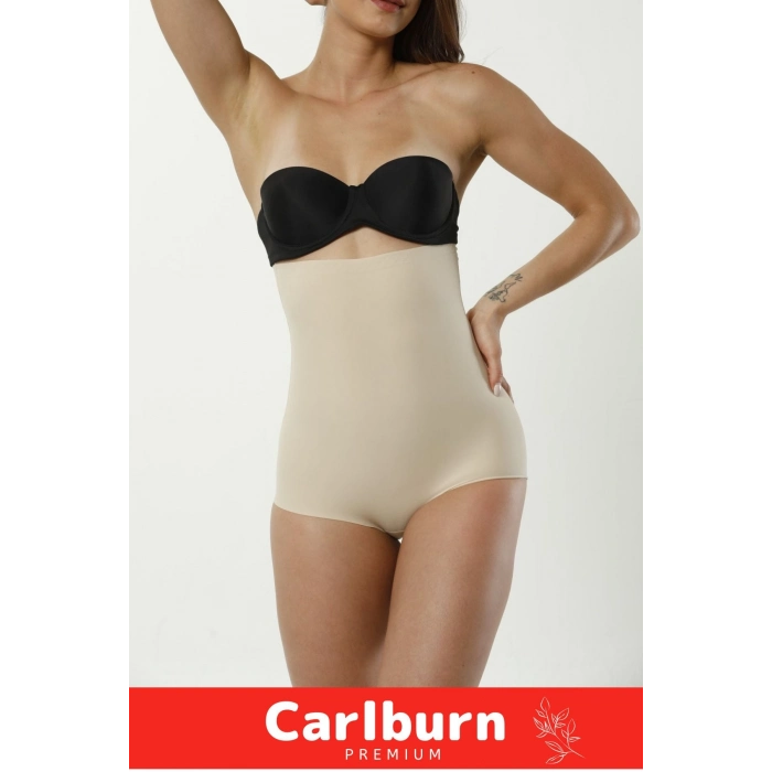 İz Göstermeyen Toparlayıcı Şekillendirici Sıkılaştırıcı Push-Up Lazer Kesim Yüksek Bel Slip Korse