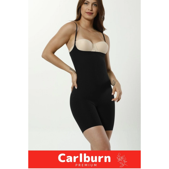 İz Göstermeyen 2 Beden İncelten Kaymaz Silikon Toparlayıcı Lazer Kesim Tam Boy Askılı Korse