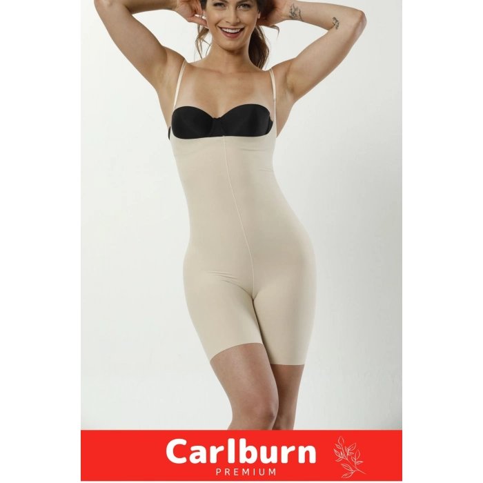 İz Göstermeyen 2 Beden İncelten Kaymaz Silikon Toparlayıcı Lazer Kesim Tam Boy Askılı Korse