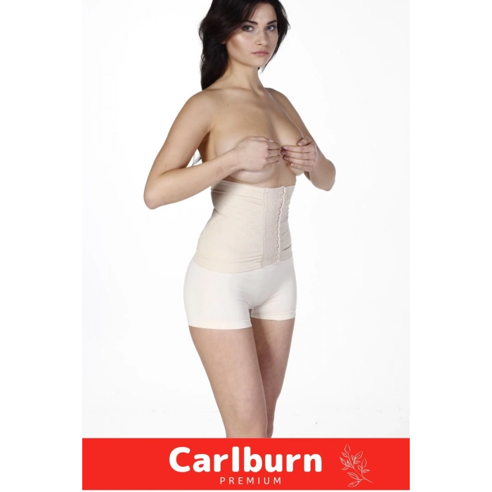 2 Beden İncelten Vücut Şekillendirici Toparlayıcı Sıkılaştırıcı Beden Küçültücü Ağraflı Bel Korse