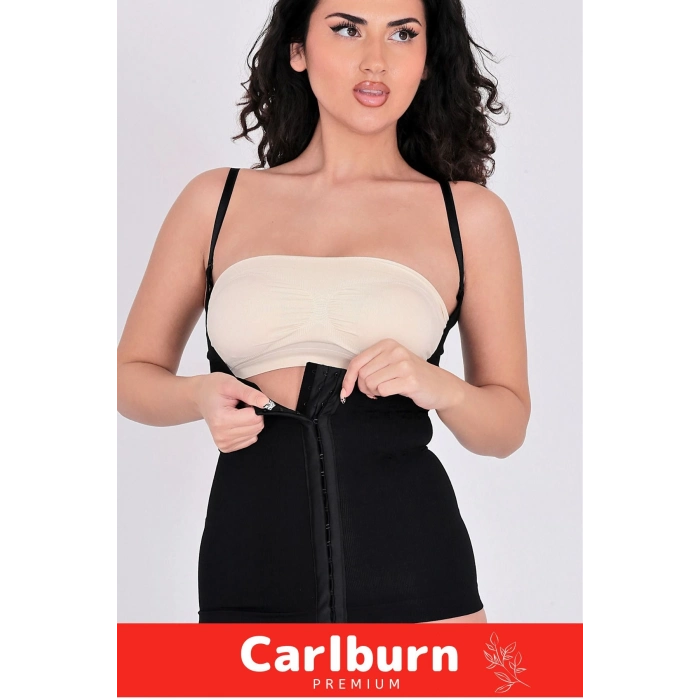 Vücut Şekillendirici Toparlayıcı Sıkılaştırıcı 2 Beden İncelten Askılı Gögüs Altı Ağraflı Bel Korse