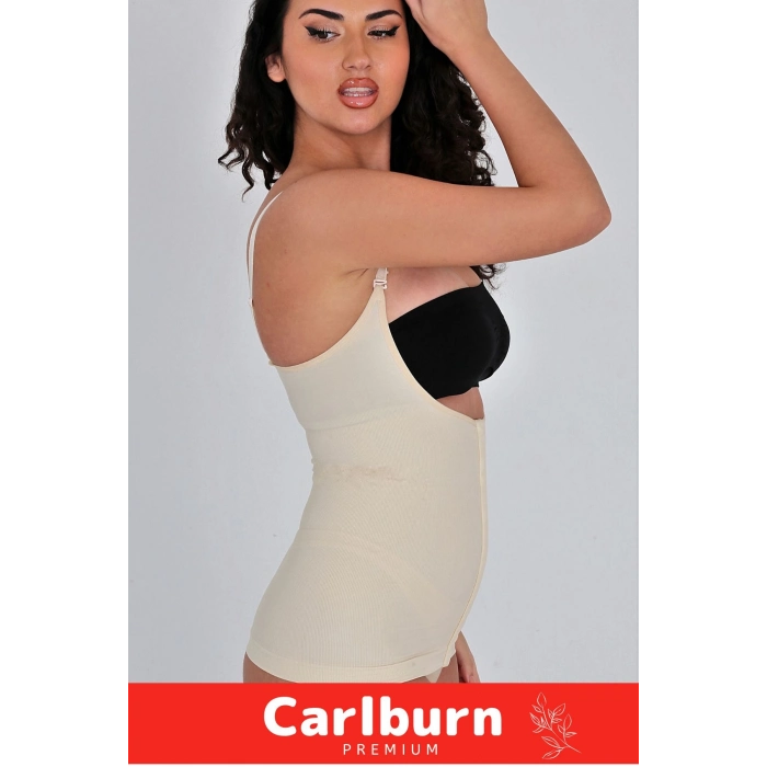 Vücut Şekillendirici Toparlayıcı Sıkılaştırıcı 2 Beden İncelten Askılı Gögüs Altı Ağraflı Bel Korse