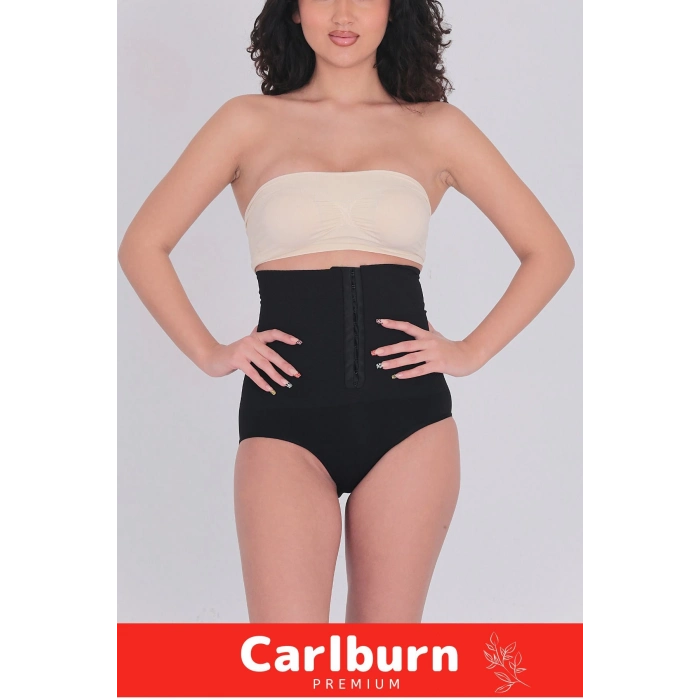 1 Beden İncelten Toparlayıcı Sıkılaştırıcı Vücut Şekillendirici Kaymaz Ağraflı Yüksek Bel Slip Korse