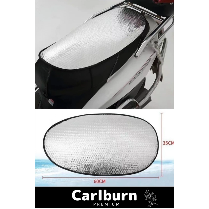 Özel Üretim Pratik Hafif Su Geçirmez Sızdırmaz Motosiklet Sele Koruma Güneşliği - 60 cm x 35 cm