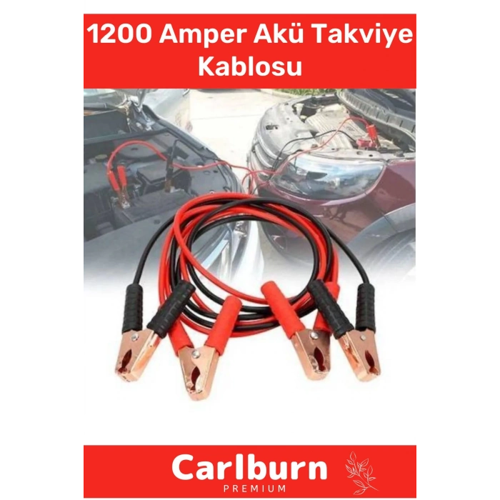 Özel Üretim %100 Bakır Kalın Kablo 1200 Amper Güçlü Oto Akü Takviye Hızlı Şarj Kablosu