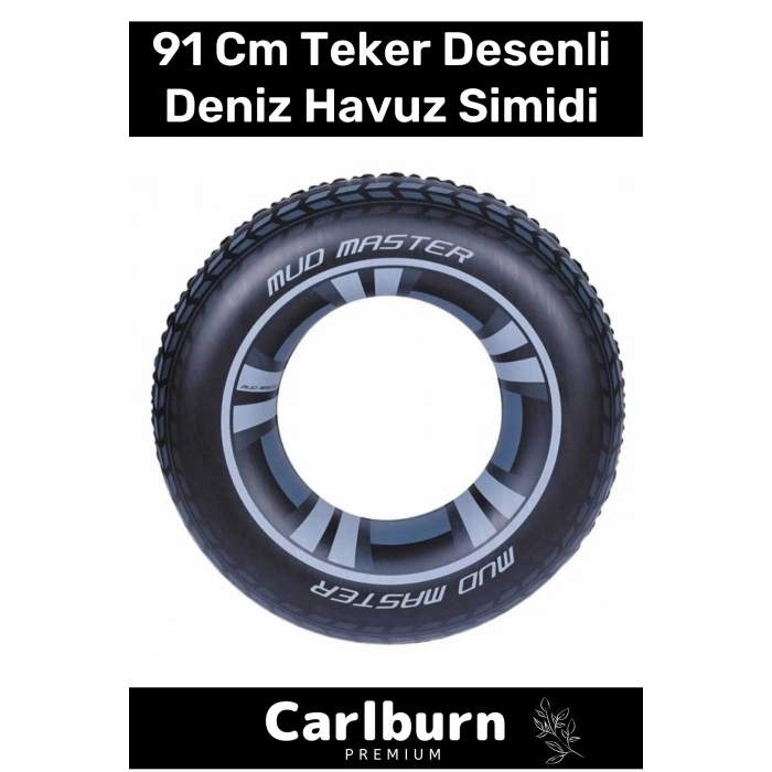 Özel Üretim Dayanıklı 80 kg 176 lbs 10+ Çocuk Yetişkin Genç 91 Cm Teker Lastik Desenli Deniz Simit